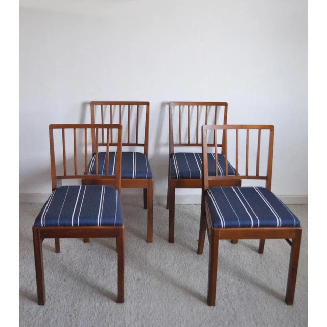 Danish Dining Chairs, 1940s, Set of 4 For Sale - Image 3 of 11