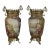 Pair of 19th Century French Gilt Bronze Mounted Hand-Painted Porcelain Vases by Royal Bonn For Sale