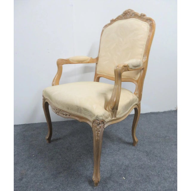 Mid 20th Century Louis XV Style Carved Armchair/Fauteuil For Sale In Philadelphia - Image 6 of 7