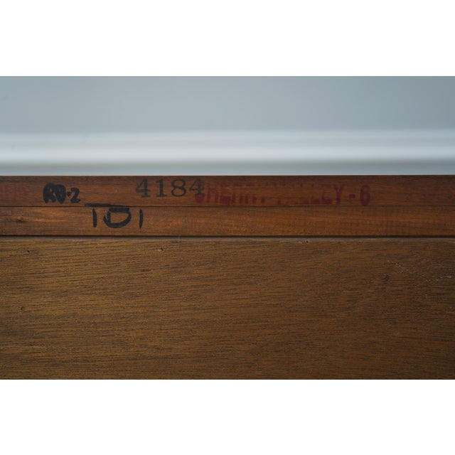 Stickley Solid Cherry Raised Panel Server Cabinet For Sale - Image 17 of 18
