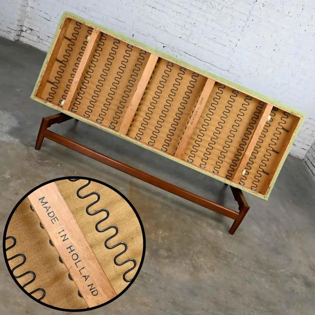 Vintage Scandinavian Modern Dutch Sofa Attributed to Doublet Sofa by Rob Parry for Gelderland For Sale - Image 12 of 13