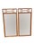 Vintage Faux Bamboo Pair of Wall Mirrors in Modern Style For Sale - Image 4 of 5