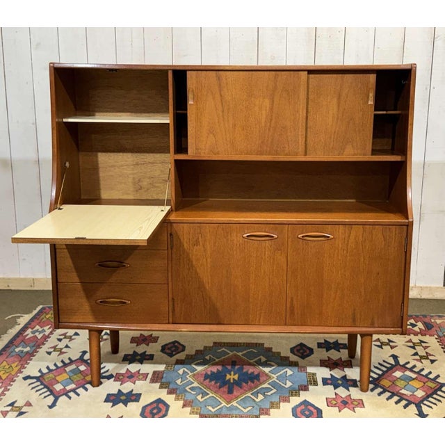 English Teak Bar Buffet, 1970s For Sale - Image 14 of 16