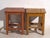Bedside Tables in Pine, Central Europe, 1940, Set of 2 For Sale - Image 3 of 12