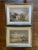 Pair of South American Oil Paintings of Houses Architecture With Silver Frames and Hand-Lined Mat Signed Fortes For Sale - Image 11 of 11