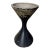Mid-Century Modern Black Painted Hourglass Planter For Sale