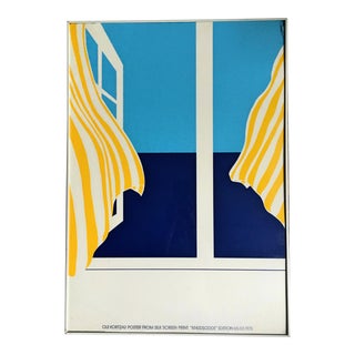 1978 Ole Kortzau "Knudsodde" Edition 65/65 Art Poster For Sale