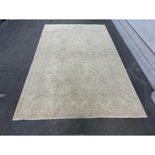 Design Plus Gallery presents a 9ft 10in x 14ft 5in Oushak Area Rug from Gallery Ephesus. From the villages of Turkey and...