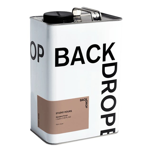 Not Yet Made - Made To Order BACKDROP Standard Finish Interior Paint in Studio Hours (Warm Taupe) - 1 Gallon For Sale - Image 5 of 5
