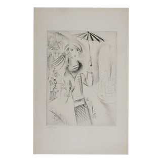 Mily Possoz, The Parisian Woman, Original Signed Engraving For Sale
