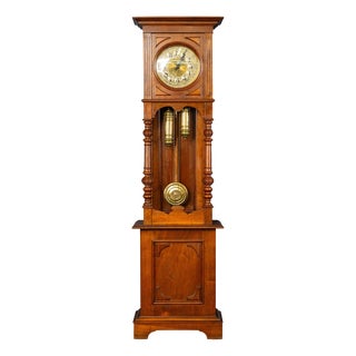 Antique Gründerzeit Grandfather Clock, Late 19th Century For Sale