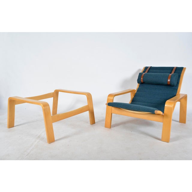 Mid-Century Modern Pulkka Lounge Chairs by Ilmari Lappalainen for Asko, Finland, 1960s, Set of 2 For Sale - Image 12 of 18