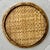 Stylish Mid 20th-Century Split Tortoiseshell Bamboo & Herringbone Rattan Circular Tray For Sale - Image 14 of 18