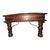 Vintage Indian Hand-Carved Door Coffee Table With Iron Hardware and Brass Studs For Sale In Los Angeles - Image 6 of 6