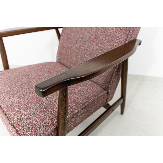 Vintage Beech Armchair, Poland, 1960s For Sale - Image 13 of 14