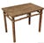 This rectangular side table is made from solid elm with a weathered, natural finish. The design features a recessed apron...