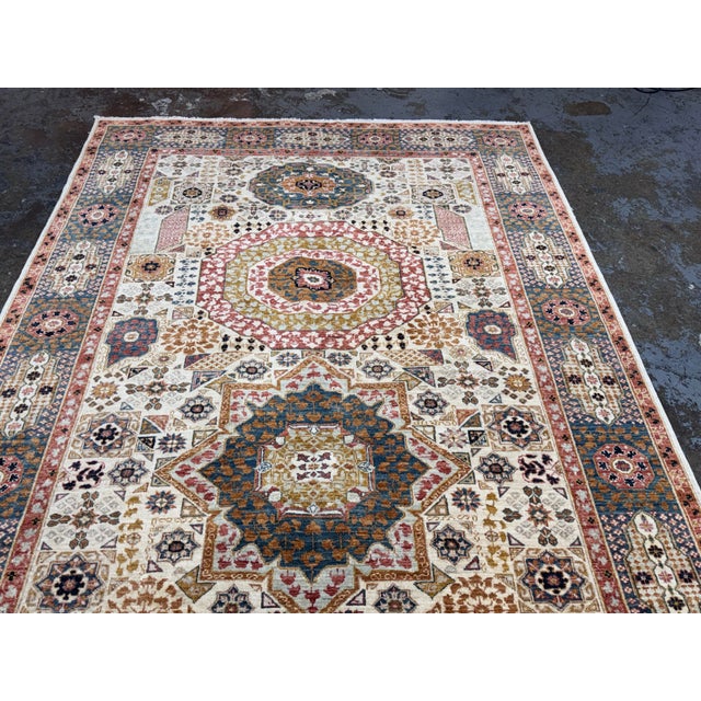 5ft 10in × 7ft 6in Gallery Ephesus Mamluk Area Rug For Sale - Image 10 of 12