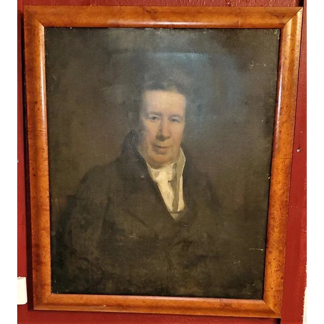 Early 19th Century Portrait of a Gentleman in the Style of Jacob Eichholtz For Sale - Image 4 of 13