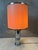 Silver Chrome Metal Table Lamp, 1970 For Sale - Image 8 of 11