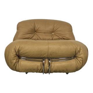 Soriana Lounge Chair by Afra and Tobia Scarpa for Cassina, 1969 For Sale