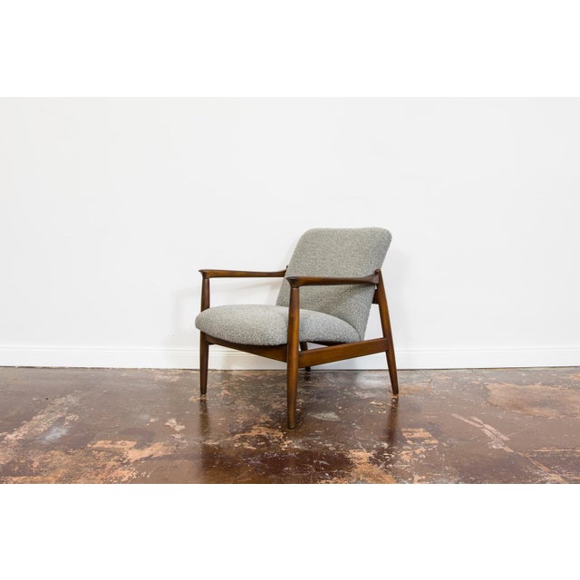 Wood Mid-Century Armchairs GFM 64 and High Back 64 by Edmund Homa, 1960s, Set of 2 For Sale - Image 7 of 18