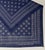 1980s Indigo-Colored Polka-Dot Cotton Bandana - For Sale - Image 4 of 4