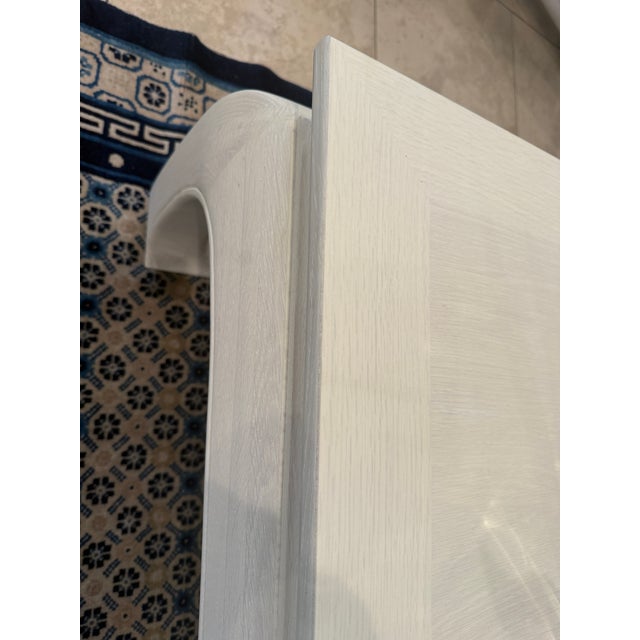 Highland House Chow Cocktail Table in a Cerused Alabaster Finish For Sale - Image 10 of 10