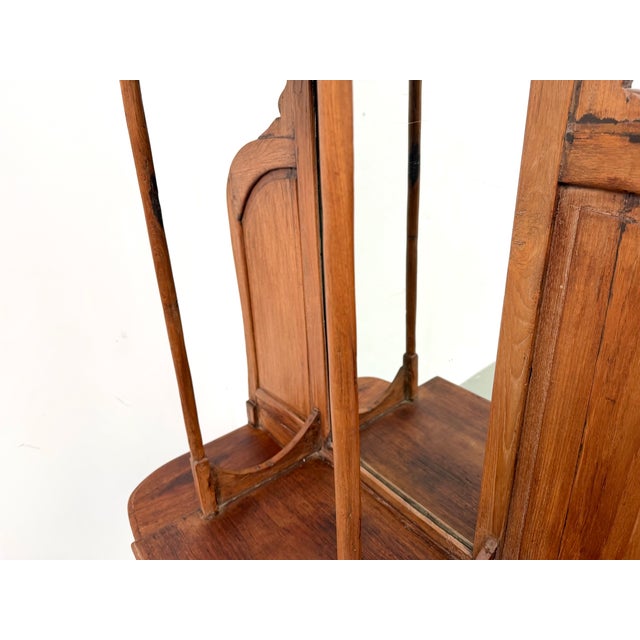 Folk Art Sideboard Cabinet in Oak, 1900 For Sale - Image 12 of 18