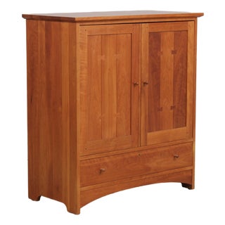 Stickley Mission Cherry Tv Entertainment Unit For Sale