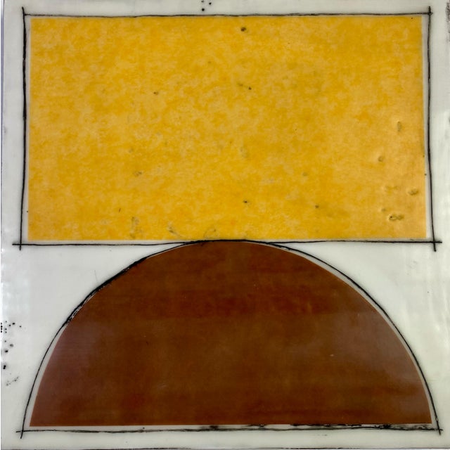 Encaustic Collage Installation by Gina Cochran - "Bigger Than Us" - 16 Panels For Sale - Image 15 of 17