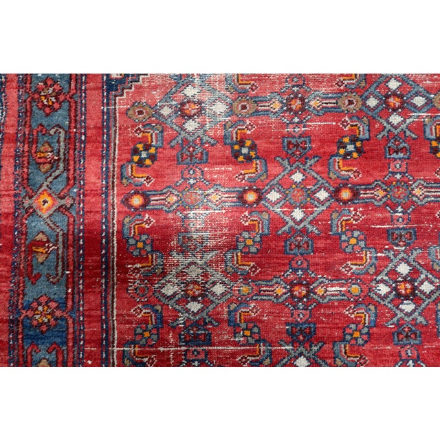 1920s, Antique Persian Hamadan Handmade Rug 4 X 7 For Sale - Image 10 of 13
