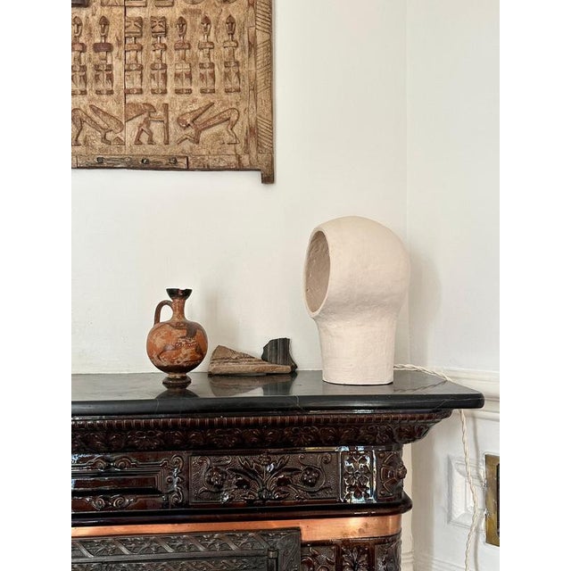 Nuvole i ceramic table lamp by renzo maar handmade dimensions: d 15 x w 18 x h 26.5 cm (dimensions are approximate)...