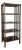 Antique Mission / Arts and Crafts Style Oak Five Shelf Open Bookcase or Shelving, Double Sided For Sale