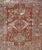 Antique Persian Heriz Rug Featuring Geometric Medallion Design in Rust and Ivory 4'8 X 6'2 For Sale - Image 4 of 13