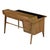 Restored John Van Koert Drexel Profile Leather Top Desk With File Drawer For Sale - Image 10 of 14