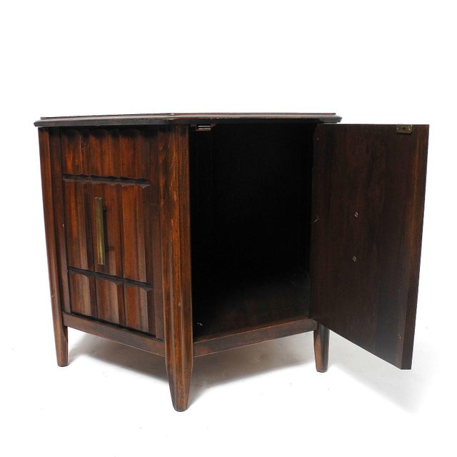 MidCentury Modern Hexagon End Table Chairish