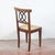 Textile 18th Century Style Chair with Raffia Seat For Sale - Image 7 of 9