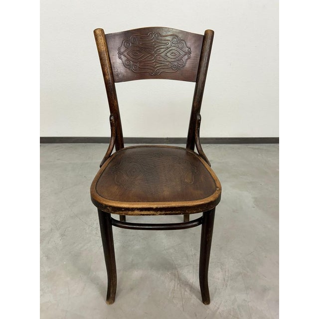 Vintage Dining Room Chairs by J&J Kohn, 1920s, Set of 3 For Sale - Image 3 of 11