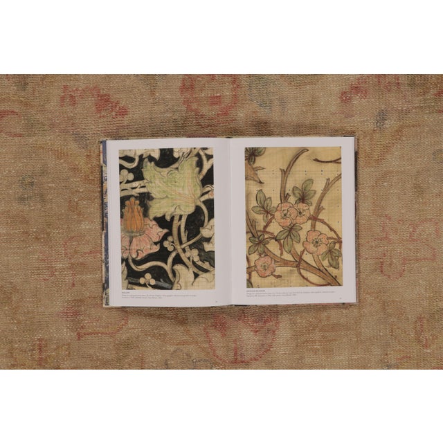 Textile Rug & Kilim’s Oversized Contemporary Aubusson Style Floral Rug in Beige & Pink For Sale - Image 7 of 10
