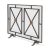 Metal French Style Fireplace Screen For Sale - Image 7 of 8