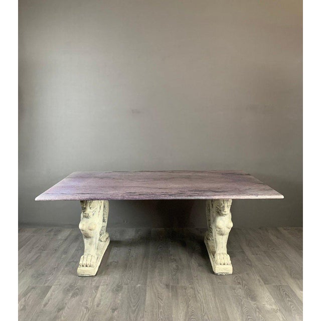 20th Century Marble Dining Table For Sale - Image 10 of 12