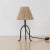 Panoplie Petite Iron Tripod Lamp, Rope Shade For Sale - Image 4 of 10