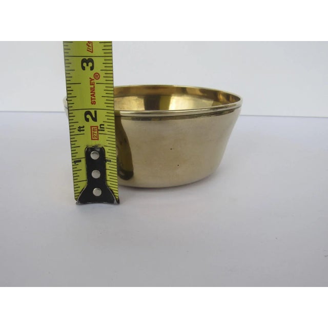 Metal English Small Bell Metal Bowl For Sale - Image 7 of 8