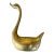 Vintage Tall Brass Swan For Sale