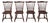 Set of 4 Frederick Duckloe Cherry Windsor Dining Chairs For Sale