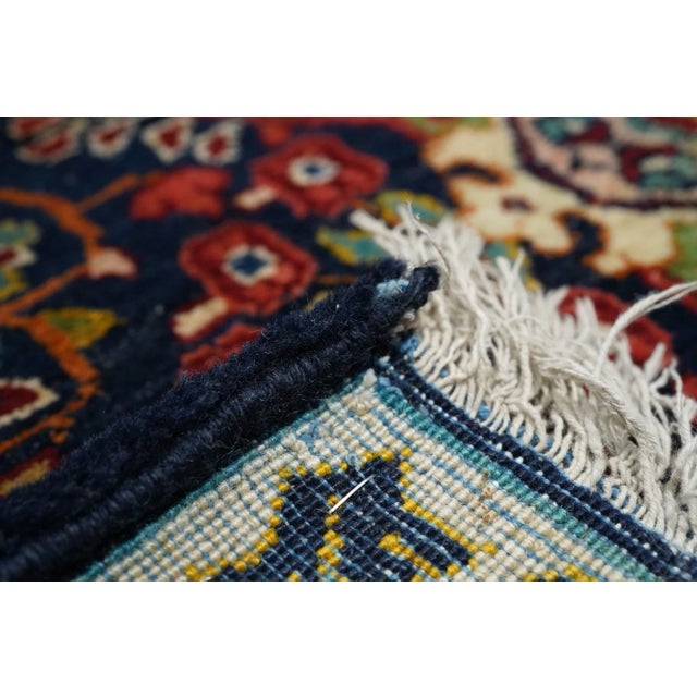 Vintage Sarouk (One of Pair) Rug 4'5'' X 7'2'' For Sale - Image 10 of 12