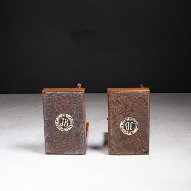 Art Deco Jennings Brothers Anchor Bronze Bookends c.1920-1930 For Sale In San Francisco - Image 6 of 8