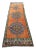 1960s Turkish Orange Handknotted Runner Rug For Sale