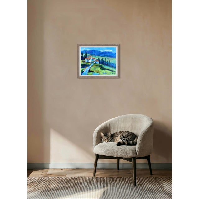 Summer Shadows in the Hills - Acrylic Landscape Painting For Sale - Image 4 of 13