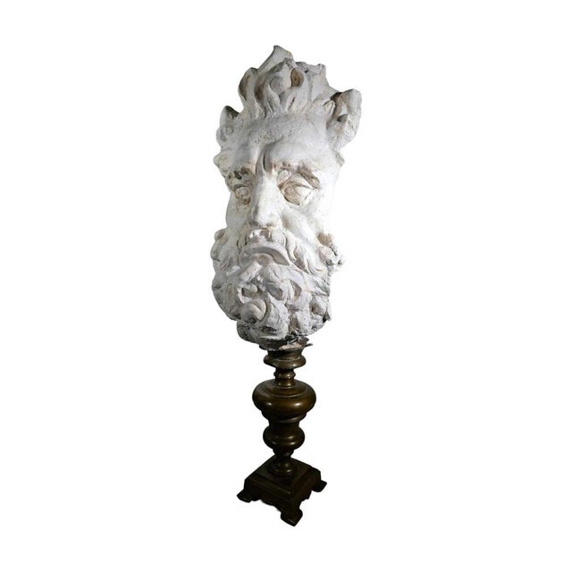 19th Century Grand Sculpture of Zeus, 1880s For Sale - Image 16 of 18